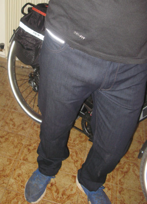 Image 1 de NIKOS à ALBERTO - Bike-B Eco Repel Denim - Pantalon de cyclisme