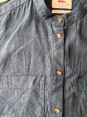 Image 1 de Sabine à Fjällräven - Women's Övik Hemp Shirt S/S - Chemise